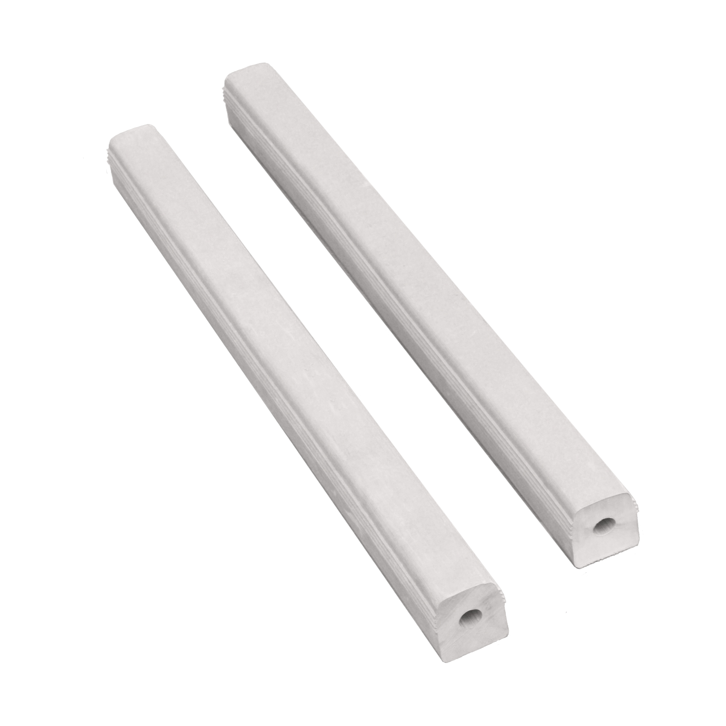 Rubber bars grey on mold clamp